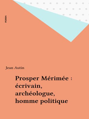 cover image of Prosper Mérimée